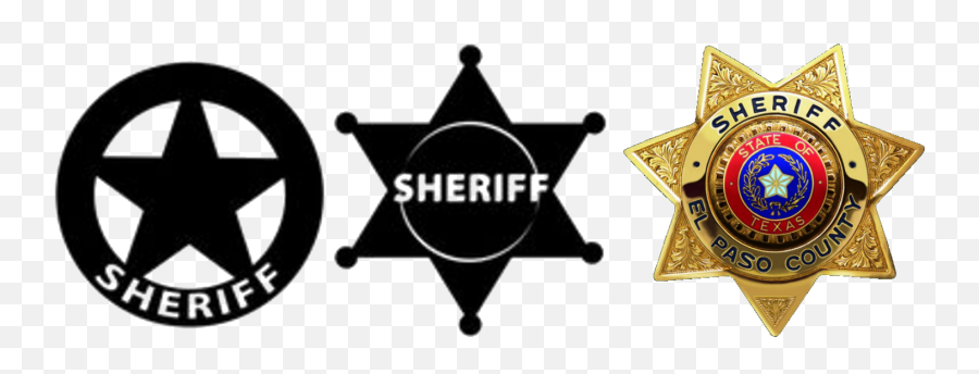 Download Hd Sheriff Badge Vector Transparent Png Image - Sheriff Star Vector,Sheriff Icon