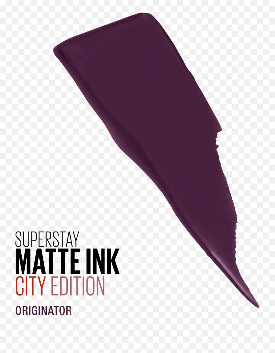 Maybelline Superstay Matte Ink - Maybelline Matte Ink Originator Lipstick Swatches Png,Maybelline Logo Png