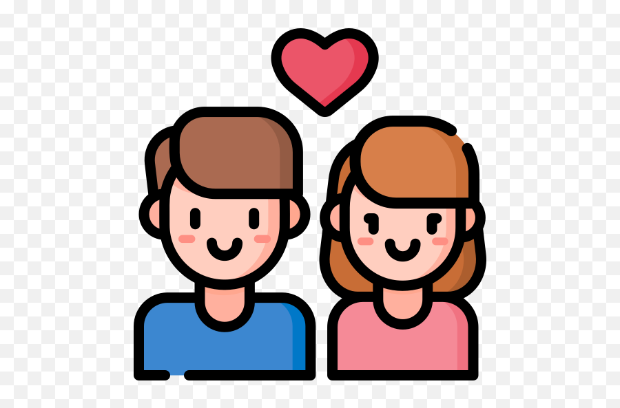 Couple - Free People Icons Cute Couple Icon Png,Heart Flat Icon