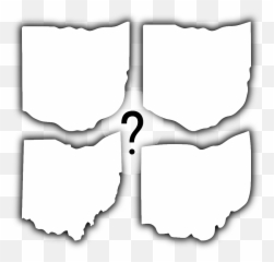 Vector Ohio Black And White - Ohiou0027s Shape Clipart Full State Route Sign png