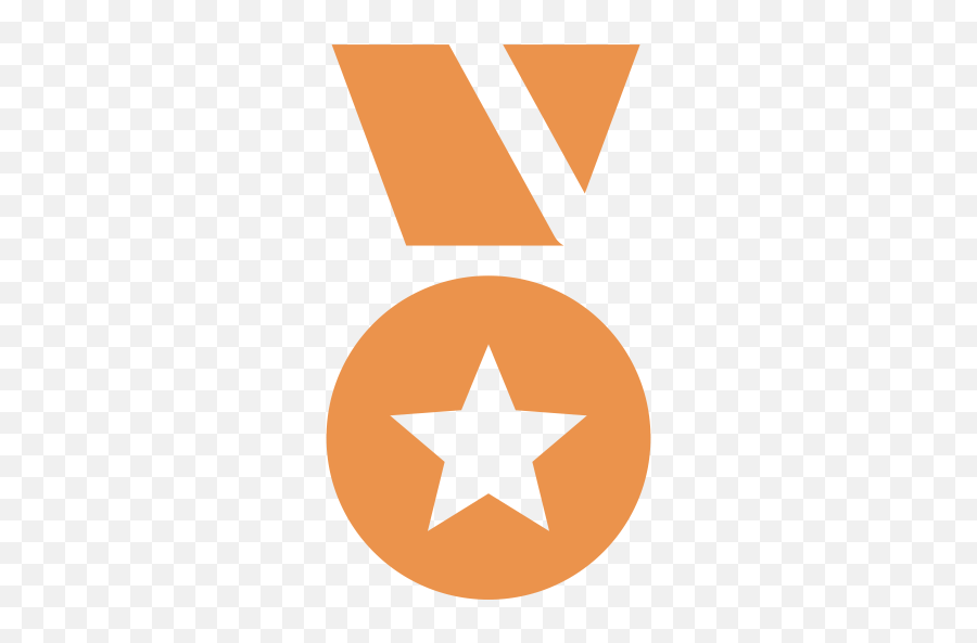 Bronze Medal Icon Png And Svg Vector Free Download - American Flag Star Clipart,Medallion Icon