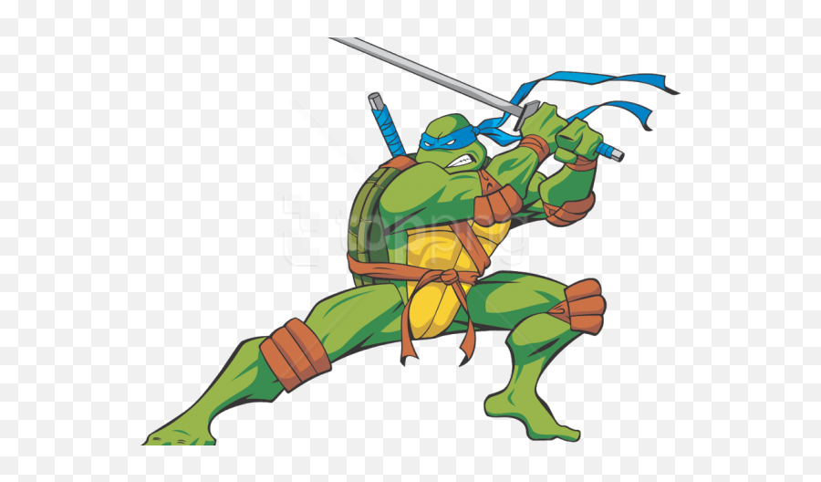 Free Png Download Ninja Tutle Leonardo Clipart - Ninja Ninja Turtles Vector Png,Leonardo Icon
