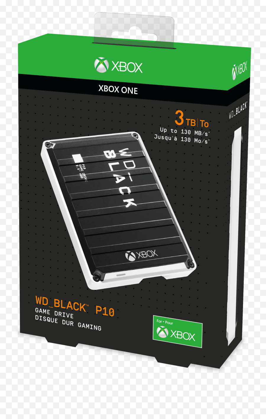 Wd Black 3tb P10 Portable Game Drive For Xbox One - Wdba5g0030bbkwesn P10 Game Drive Png,Wd Elements Icon Download