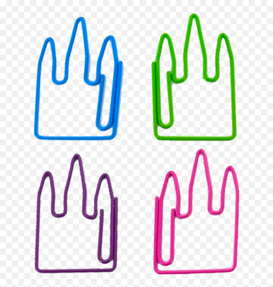 Temple Shaped Paper Clips - Clip Art Png,Clips Png