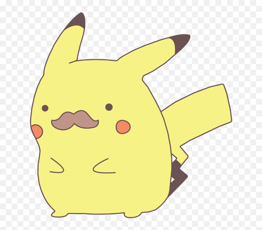 Pikachu - Pikachu Mustache Png,Bigote Png