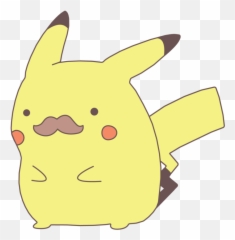 Pikachu - Pikachu Mustache Png,Bigote Png