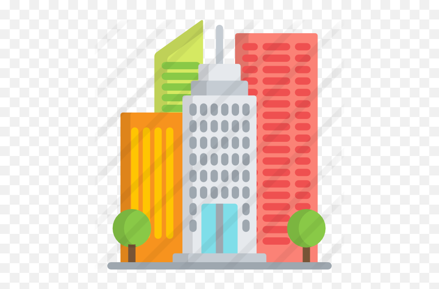 Skyscraper - Edificios Icono Colores Png,Skyscrapers Png