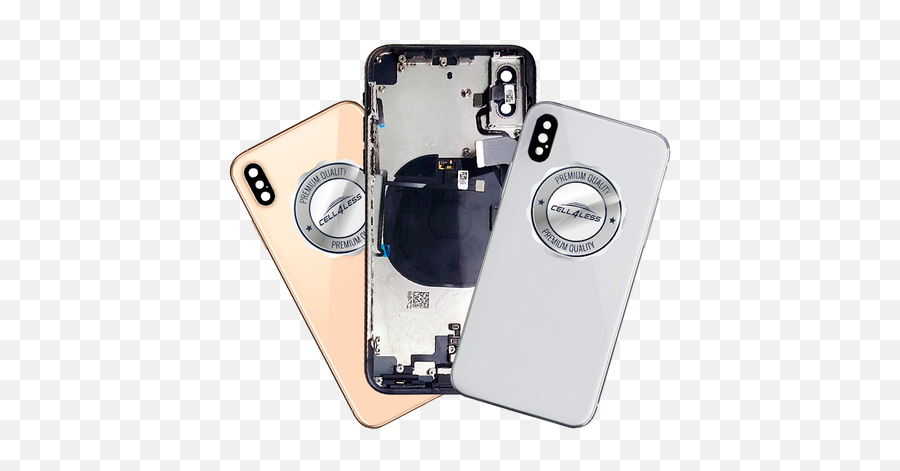 Cell4less Back Glass Lcds Housings - Iphone X Back Housing With Parts Png,Galaxy S4 Phone Icon Missing