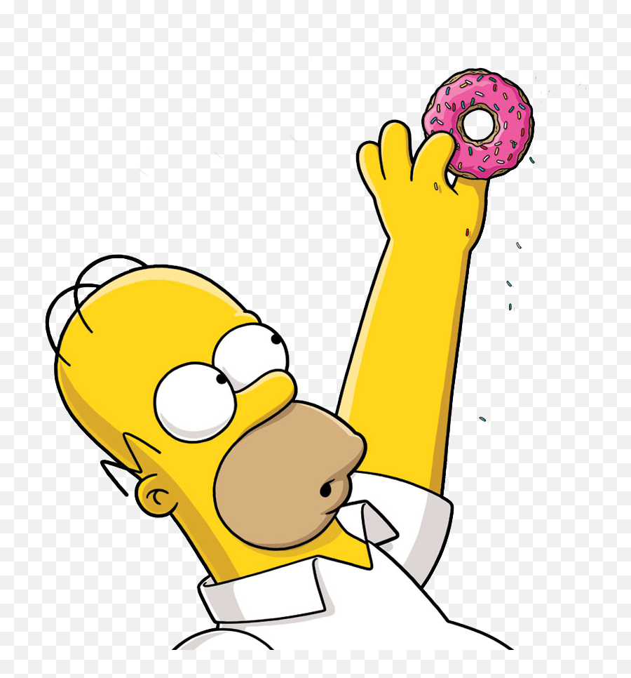 Simpsons Icon Transparent Png - Homer Simpson Donut,Homero Png