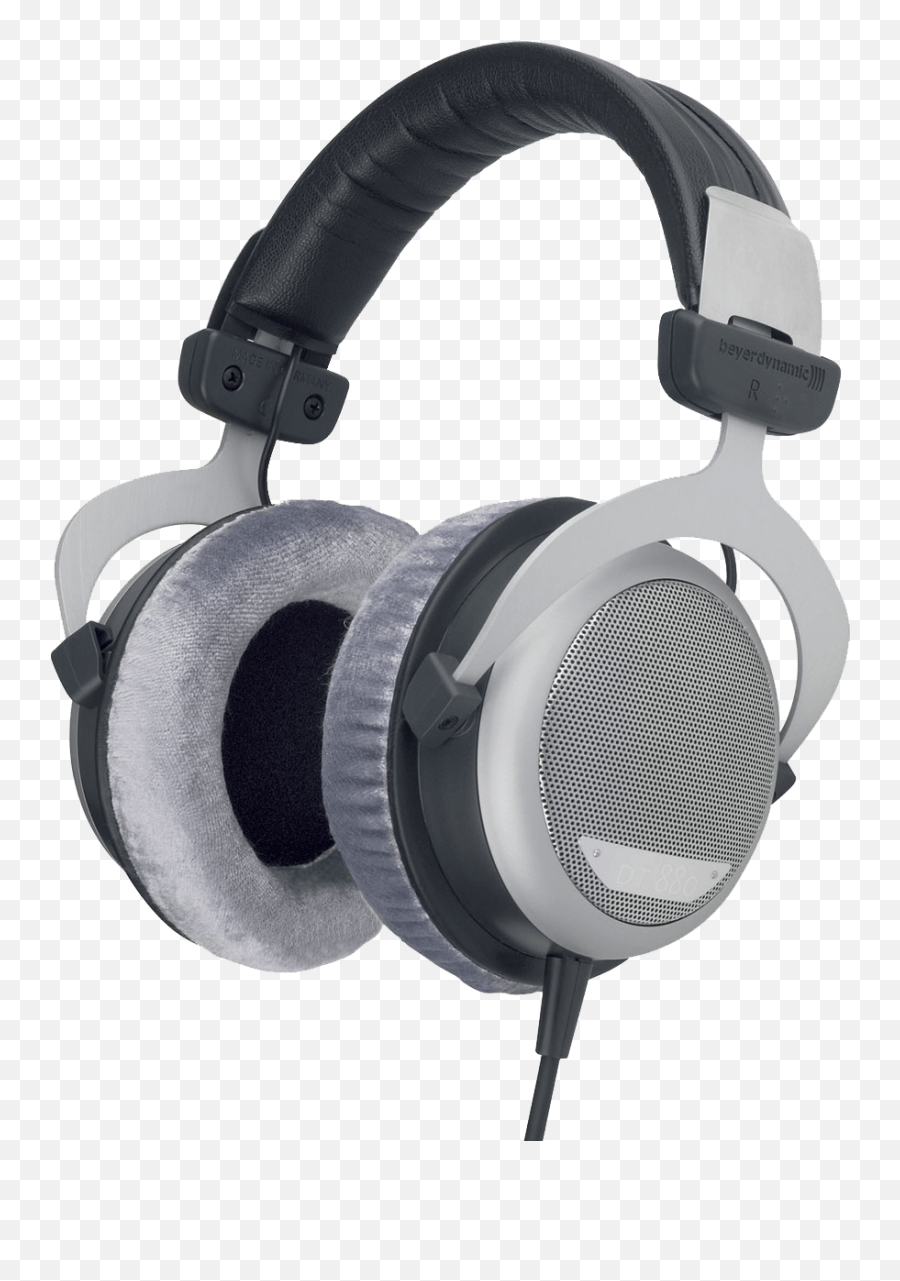 Beyer Dynamic Sideview Headphones - Dt880 Edition 600 Ohm Png,Headphones Transparent Background