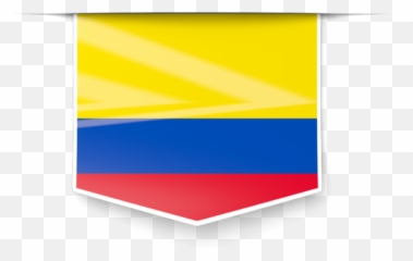 Square Label Illustration Of Flag Colombia Png