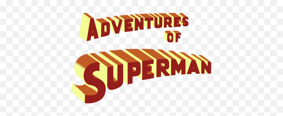 Adventures Of Superman Tv Fanart Fanarttv - Adventures Of Superman Logo Png,Superman Logo With A