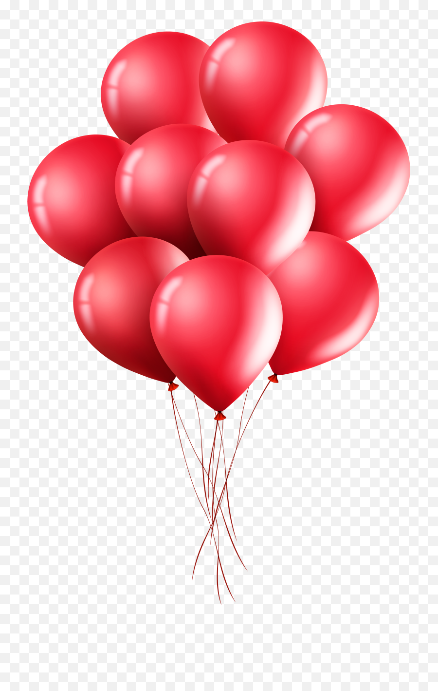 Download Clipart Balloons Red Png With Transparent Background