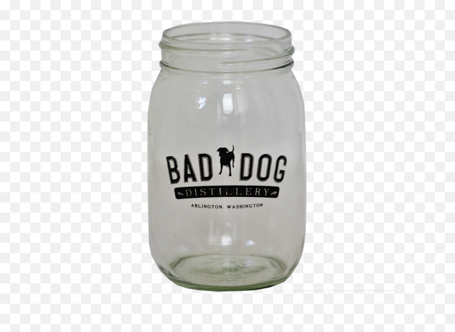 Bad Dog Mason Jar Distillery Png