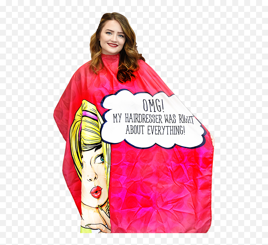 Cape Hairdresser Transparent U0026 Png Clipart Free Download - Ywd Pink Salon Capes,Hairdresser Png