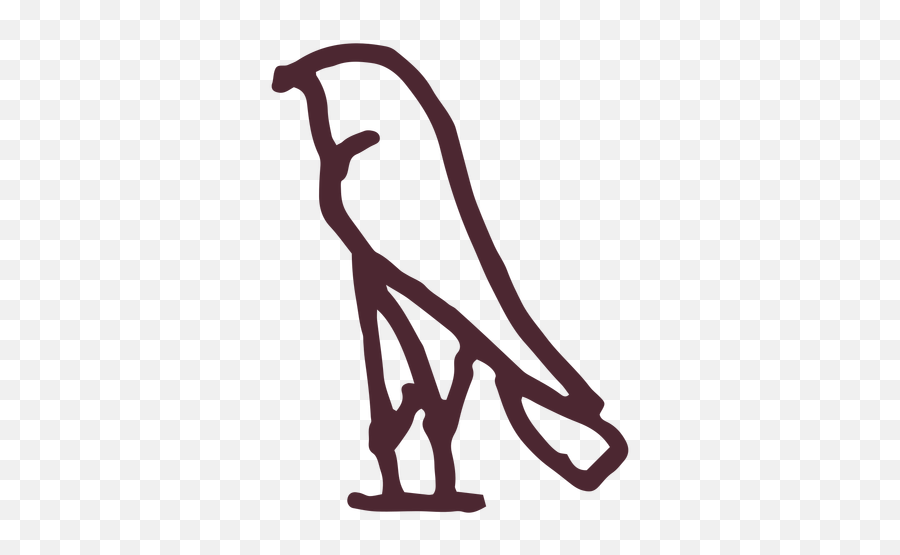 Ancient Egypt Bird Hieroglyphics Symbol - Illustration Png,Hieroglyphics Png