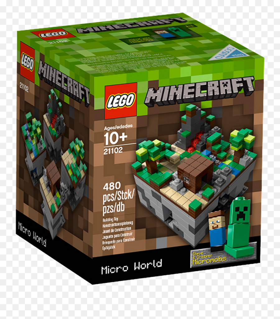 21102 Micro World - Lego Minecraft Micro World Png,Lego Block Png