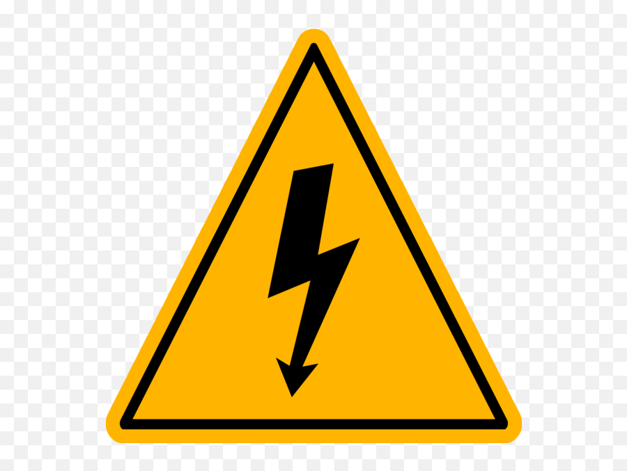 Hazard Sign High Safety Voltage Clipart - Safety Signs High Voltage Png,Hazard Sign Png