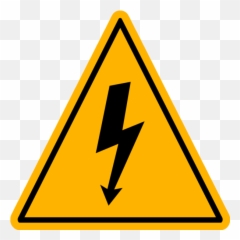Hazard Sign High Safety Voltage Clipart - Signs png