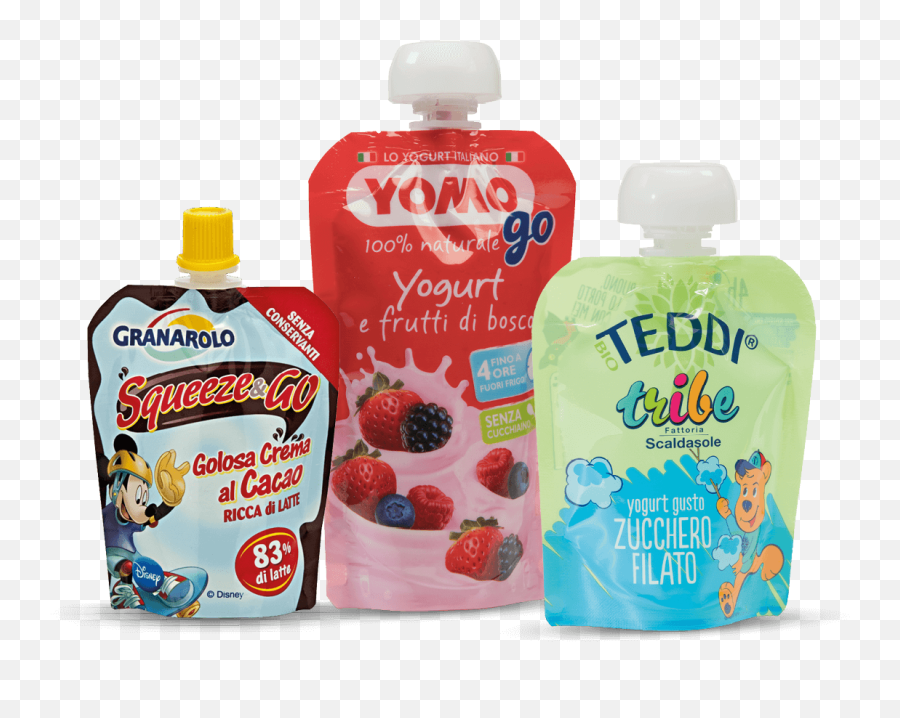 Download Spouted Pouches For Yogurt - Envases Para Productos Lacteos Png,Plastic Bottle Png