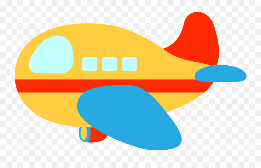 Meios De Transporte - Cute Airplane Clipart Png,Airplane Clipart Png