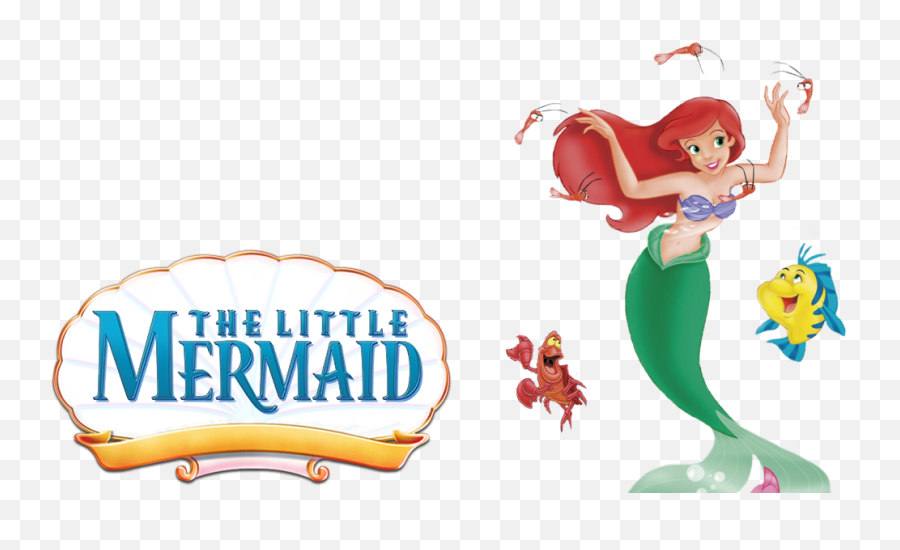 Download Hd Little Mermaid Clipart Png - Little Mermaid Free Vector,Mermaid Clipart Png