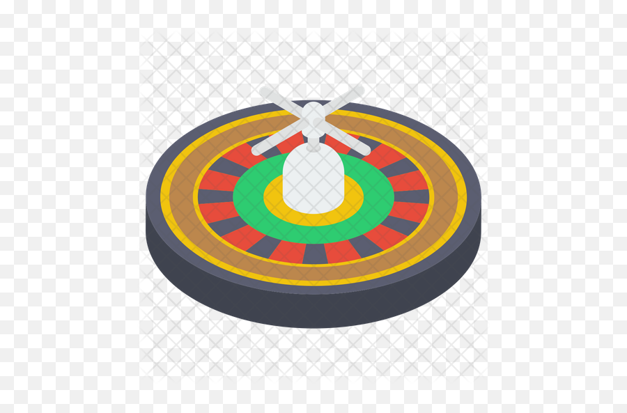 Casino Roulette Wheel Icon Of Isometric - Birds Park Png,Roulette Wheel Png