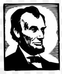 Abraham Lincoln Png Clip Arts For Web - Abraham Lincoln Cartoon Black And White,Lincoln Png