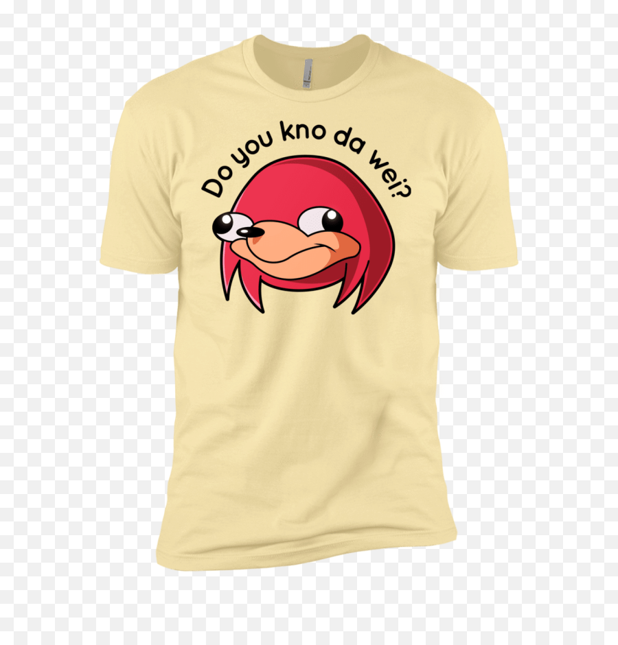 Ugandan Knuckles Mens Premium T - Meme Do You Know The Way Png,Ugandan Knuckles Transparent