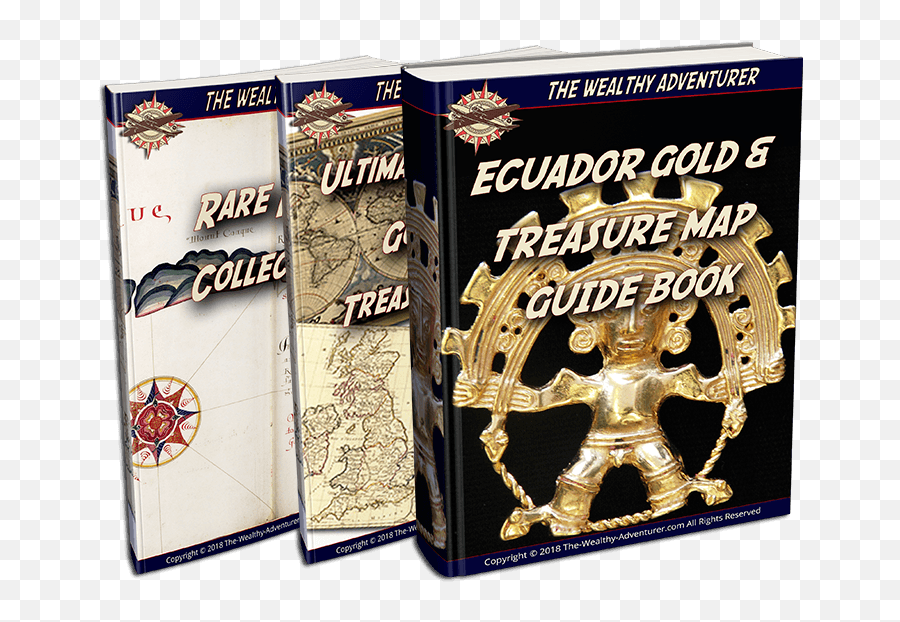 Ecuador Gold And Treasure Map U2013 The Wealthy Adventurer - Gold Bogotá Png,Treasure Map Png