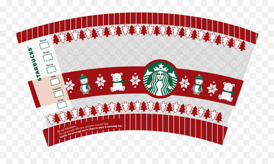 Starbucks Holiday Cup U2014 Cassie Ferreira Design Png