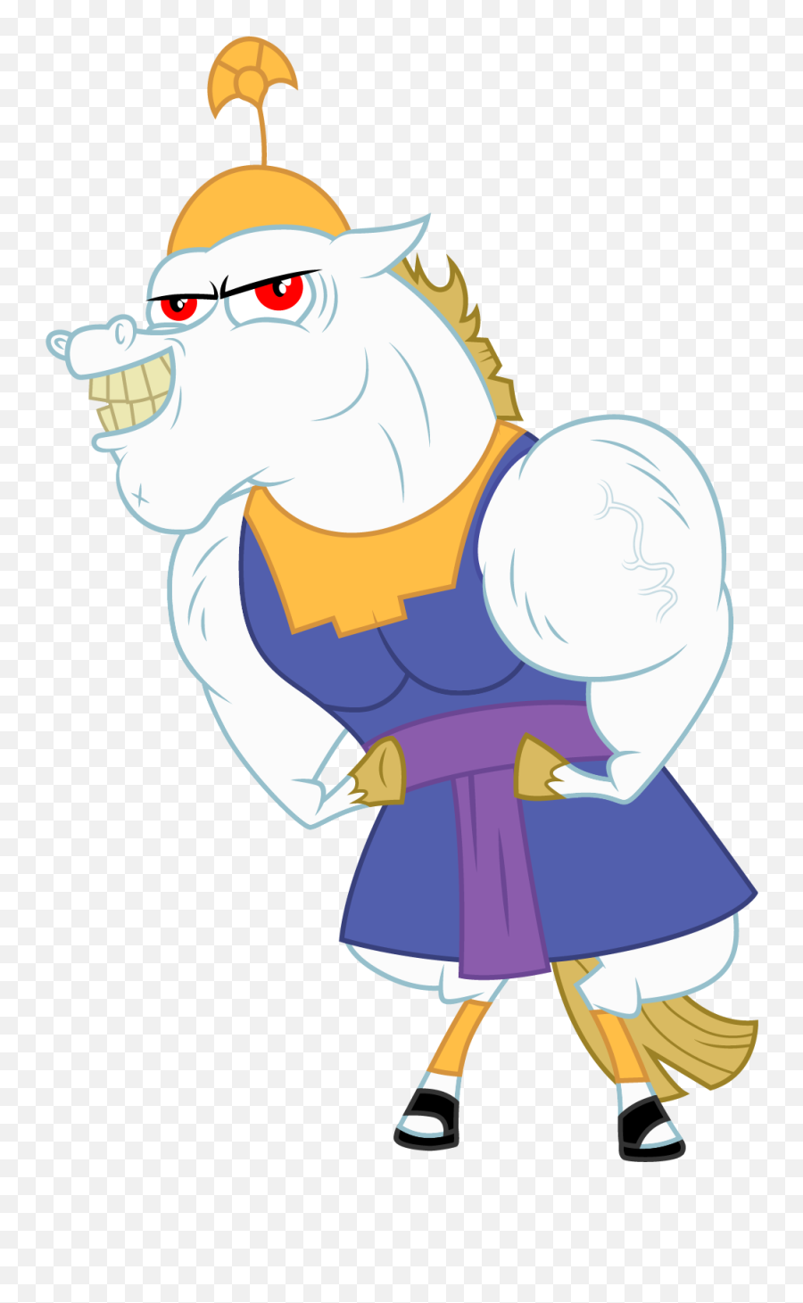 Cloudyglow Bulk Biceps Clothes Swap Cosplay - Mlp Bulk Biceps As Kronk Png,Kronk Png