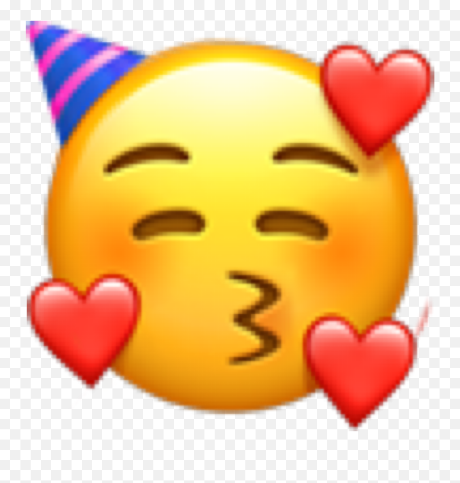 Happybirthdayemoji Yellow Birthday Sticker By - Transparent Emojis Png,Birthday Emoji Png