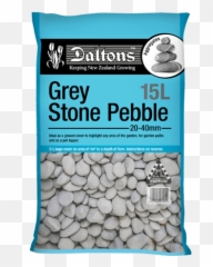 Daltons Grey Stone Pebble - Course Riverstone png