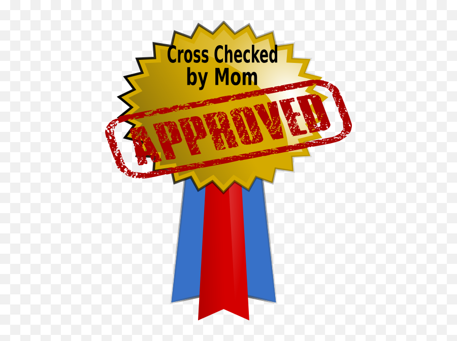Approved By Mom Clip Art - Vector Clip Art Approved Stamp Png,Approved Png