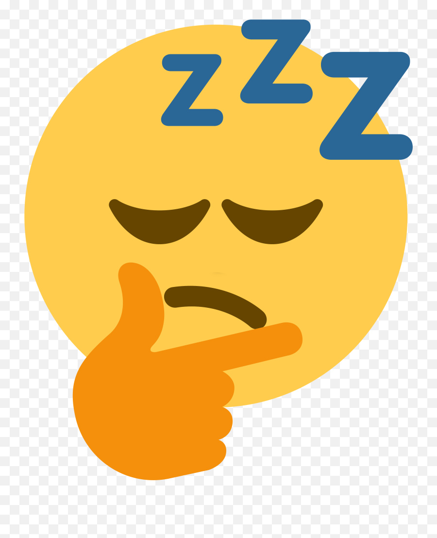 Zzz Sleep Png - Zzz Emoji Png Download 1822682 Vippng Sleepy Thinking Emoji,Emoji Png Download