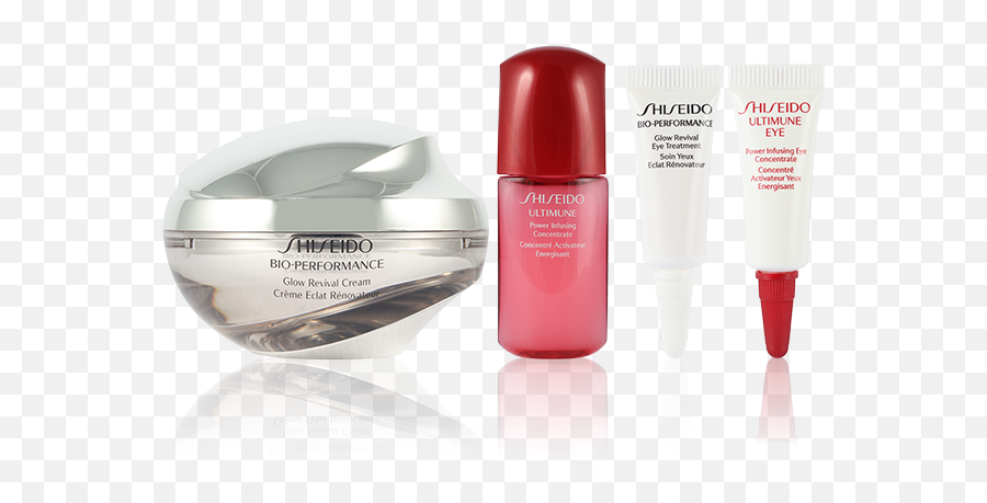 Shiseido Bio - Performance Glow Revival Cream 50 Ml 4teilig Set Nail Polish Png,Red Eye Glow Png