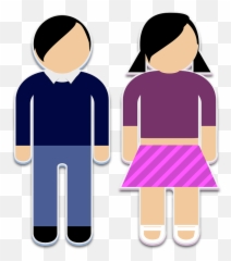 Brother Png - Boy Girl Brother Sister People Persons Friends Boys And Girls Symbols,Friends Clipart Png
