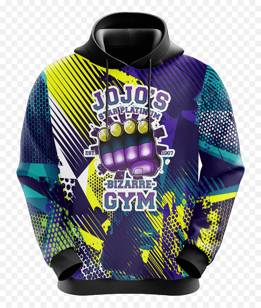 Jojou0027s Bizarre Adventure - Star Platinum Gym Unisex 3d Plus Size Wonder Woman Hoodie Png,Star Platinum Png