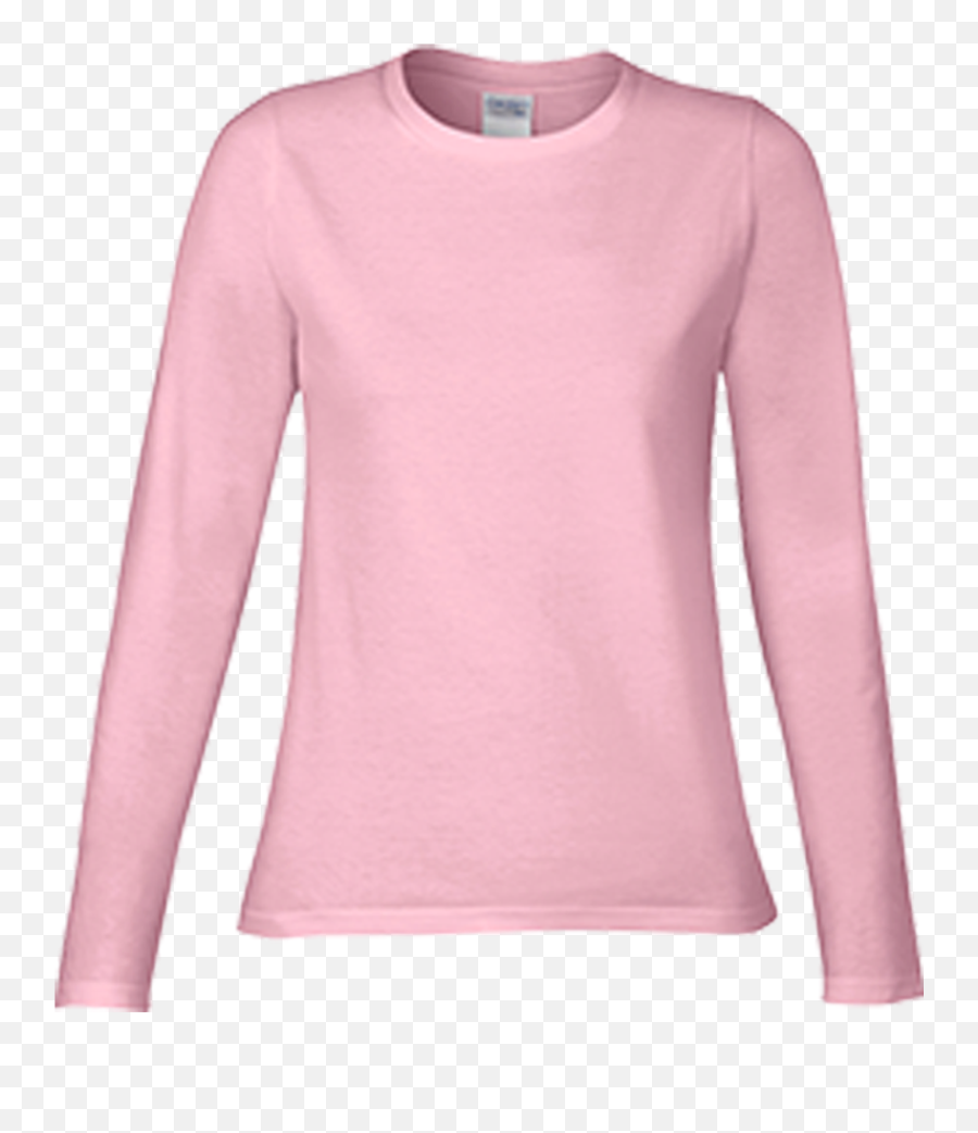 Gildan Premium Cotton Ladies Long Sleeve T - Shirt 76400l 180gm2 U2013 6 Colors Pink Long Sleeve T Shirt Png,Grey T Shirt Png