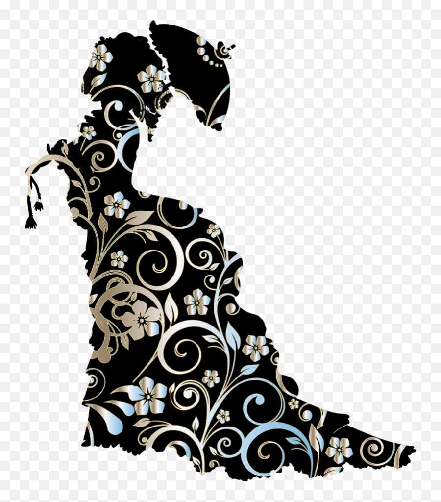 Victorian Png Image - Free Victorian Woman Silhouette Clip Art,Victorian Png