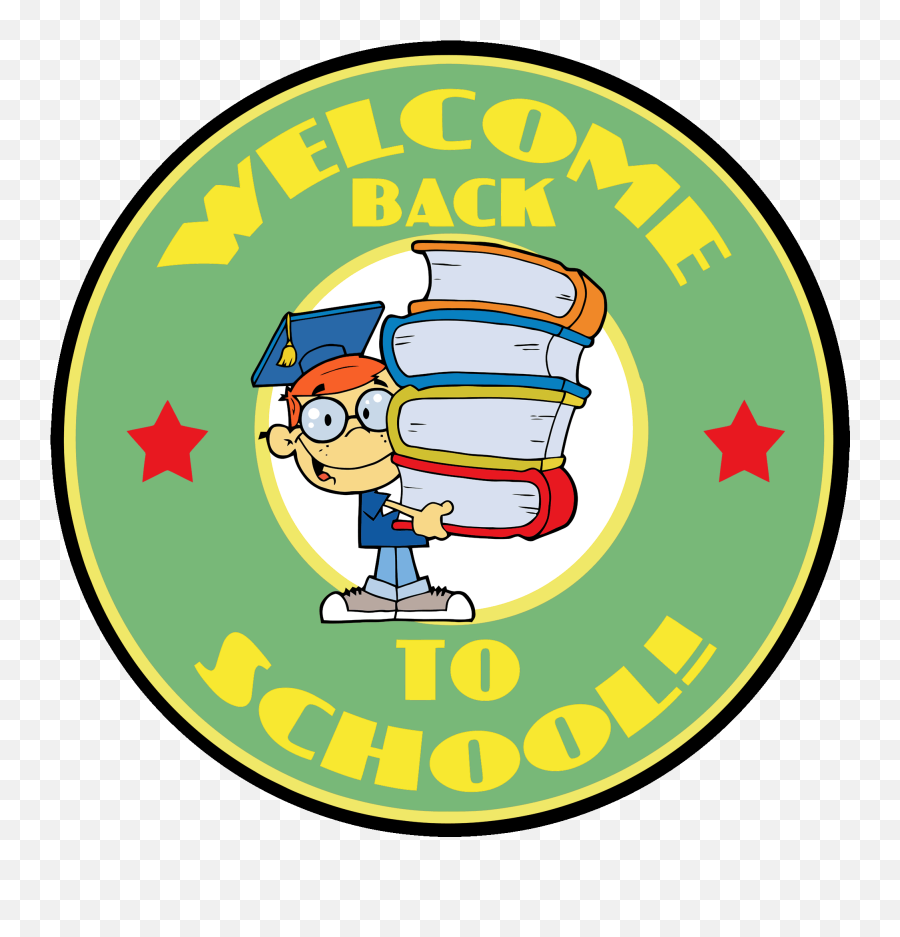 Pin School Banner Clipart - Welcome Back To School Circle Welcome Back To School Badges Png,Welcome Back Png