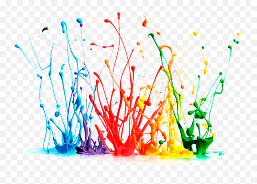 Splash Colors Png - Paint Splatter,Colors Png