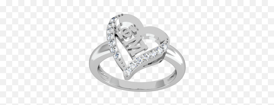 Zeta Phi Beta Silver Heart Ring Zpb - R002 Kinggreekcom Ring Pm Png,Silver Heart Png