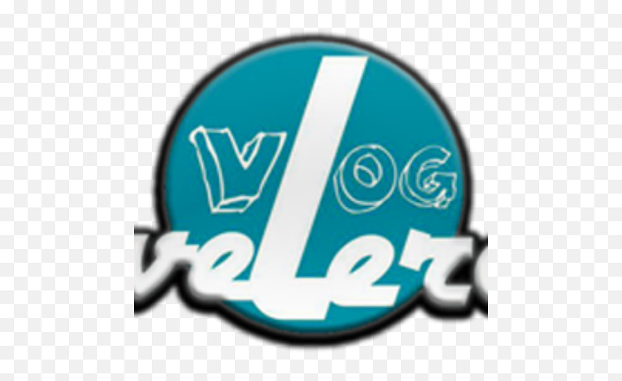 Cropped - Vloglogo3blackpng Vlog Novelero Language,Vlog Logo