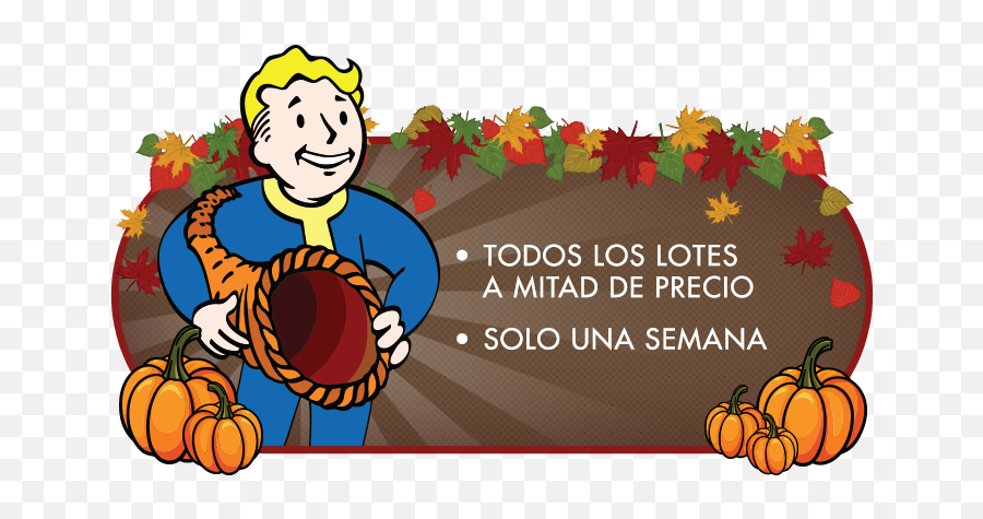 Es El Ciberlunes - Fallout 3 Clipart Full Size Clipart Thanksgiving Png,Fallout 3 Logo Png