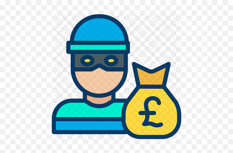 Pound Robber Icon - Clip Art Png,Robber Png