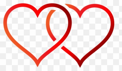 Hearts Clipart Transparent Background - Transparent Background Design For Love png