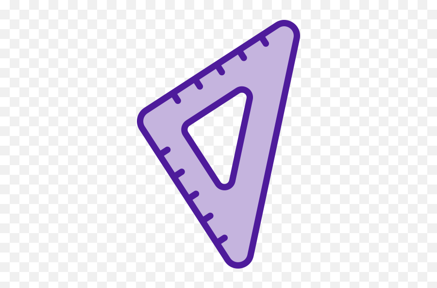 Triangle Ruler Free Icon Of Office Objects - Dot Png,Ruler Icon