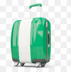 Suitcase With Flag - Solid png